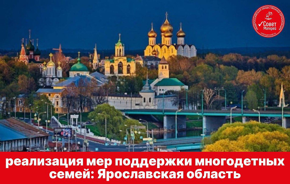 Реализация мер поддержки многодетных семей: Ярославская область Реализация мер поддержки многодетных семей: Ярославская область